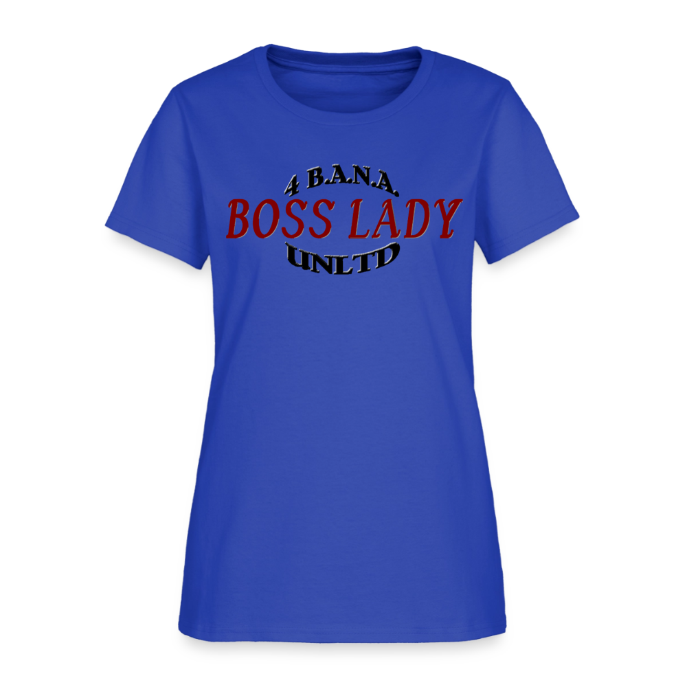 4BR Boss Lady Women's T-Shirt - royal blue