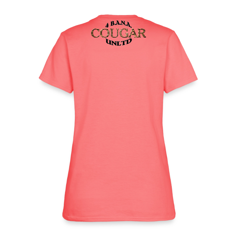 4 Banau Club Cougar B Women's T-Shirt - coral