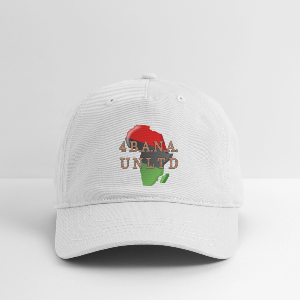 4 Banau Africa Organic Baseball Cap - white