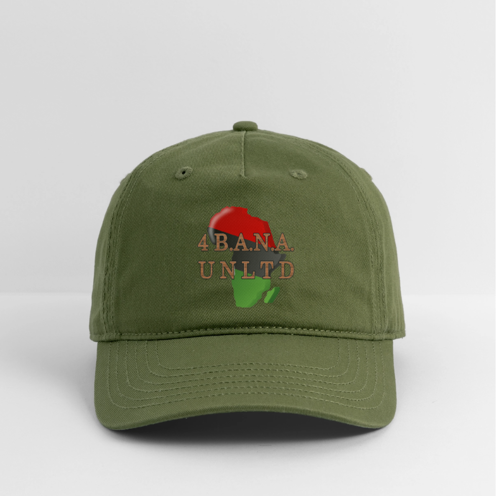 4 Banau Africa Organic Baseball Cap - olive green