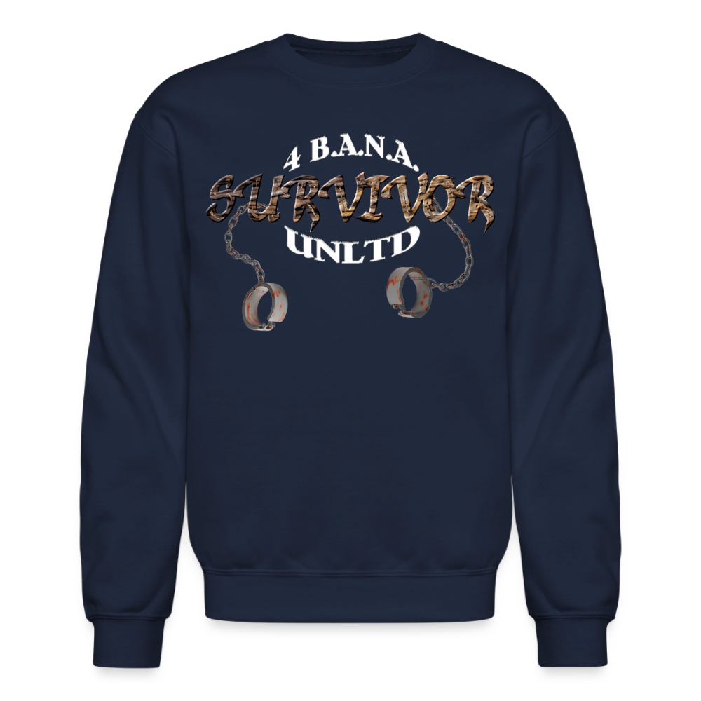 4 Banau Survivor W Crewneck Sweatshirt - navy