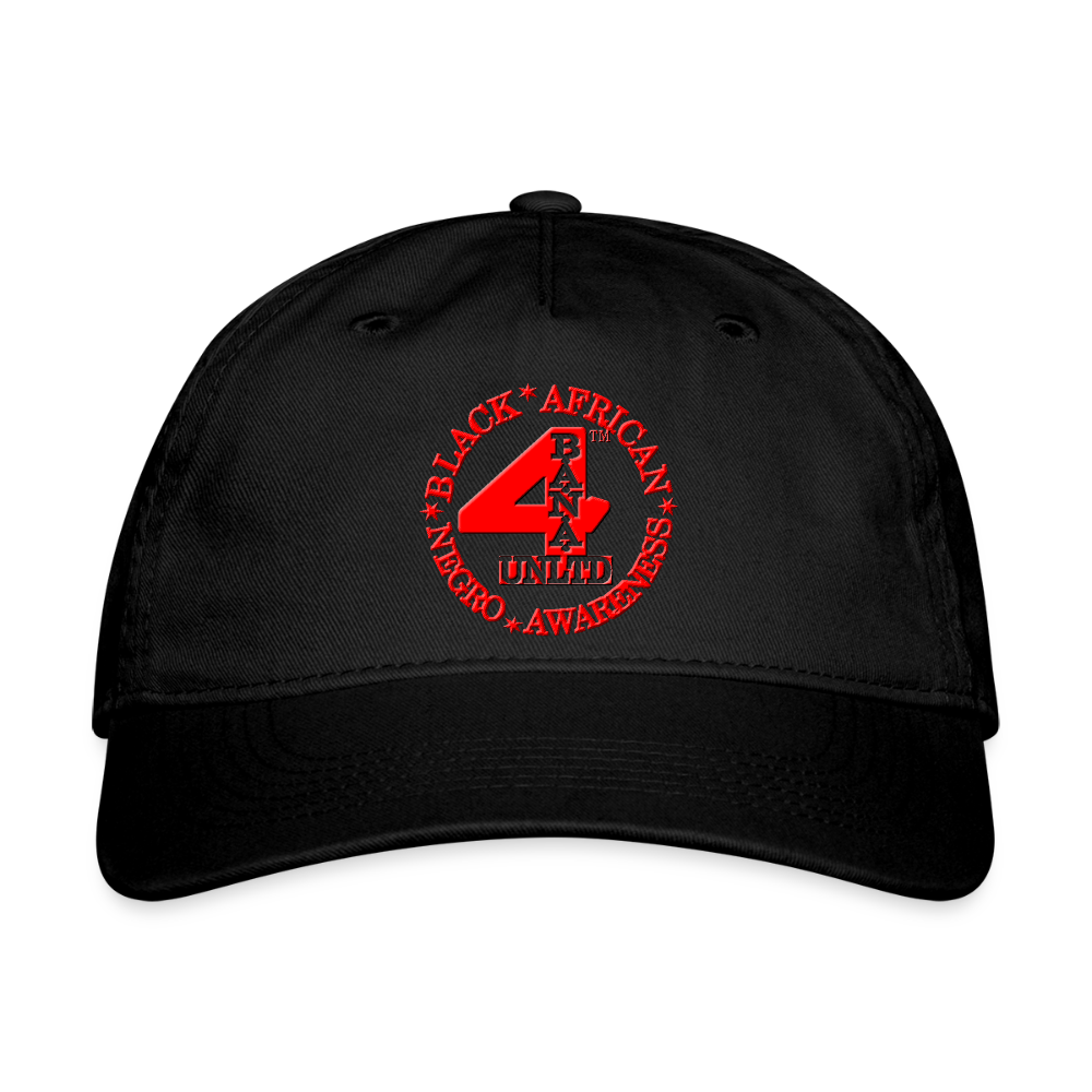 4 Banau R1 Organic Baseball Cap - black