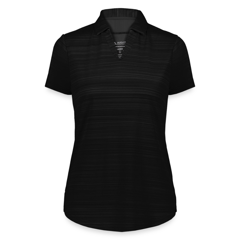 Augusta Sportswear Ladies` Pursuit Polo - black