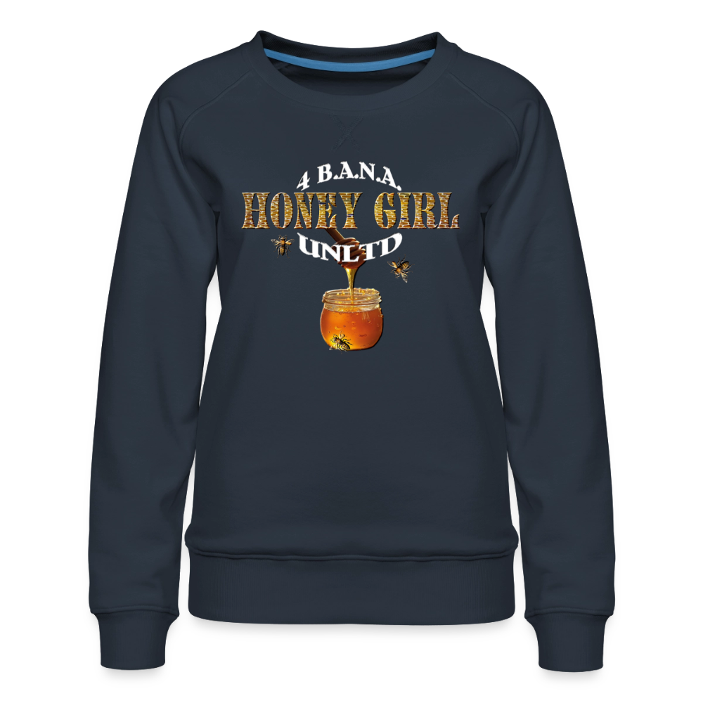 4 Banau Honey Girl W Women’s Premium Sweatshirt - navy