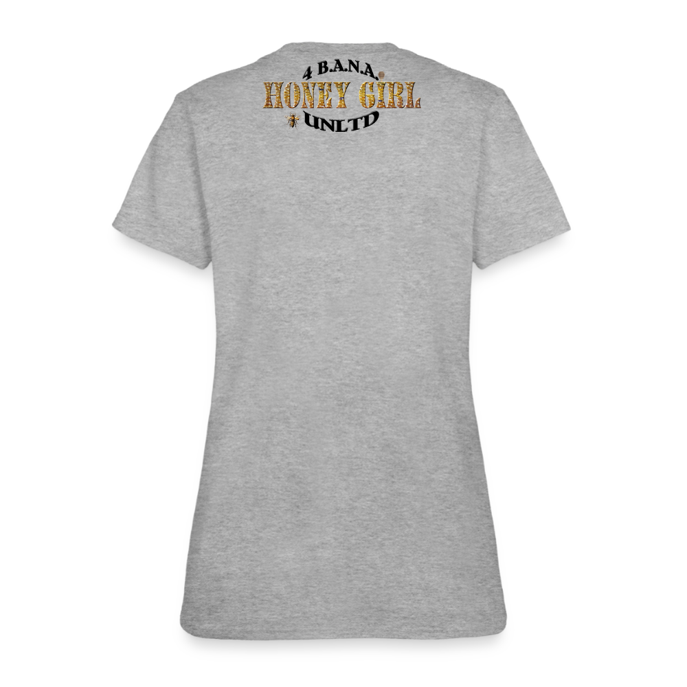 4 Banau Honey Girl B Women's T-Shirt - heather gray