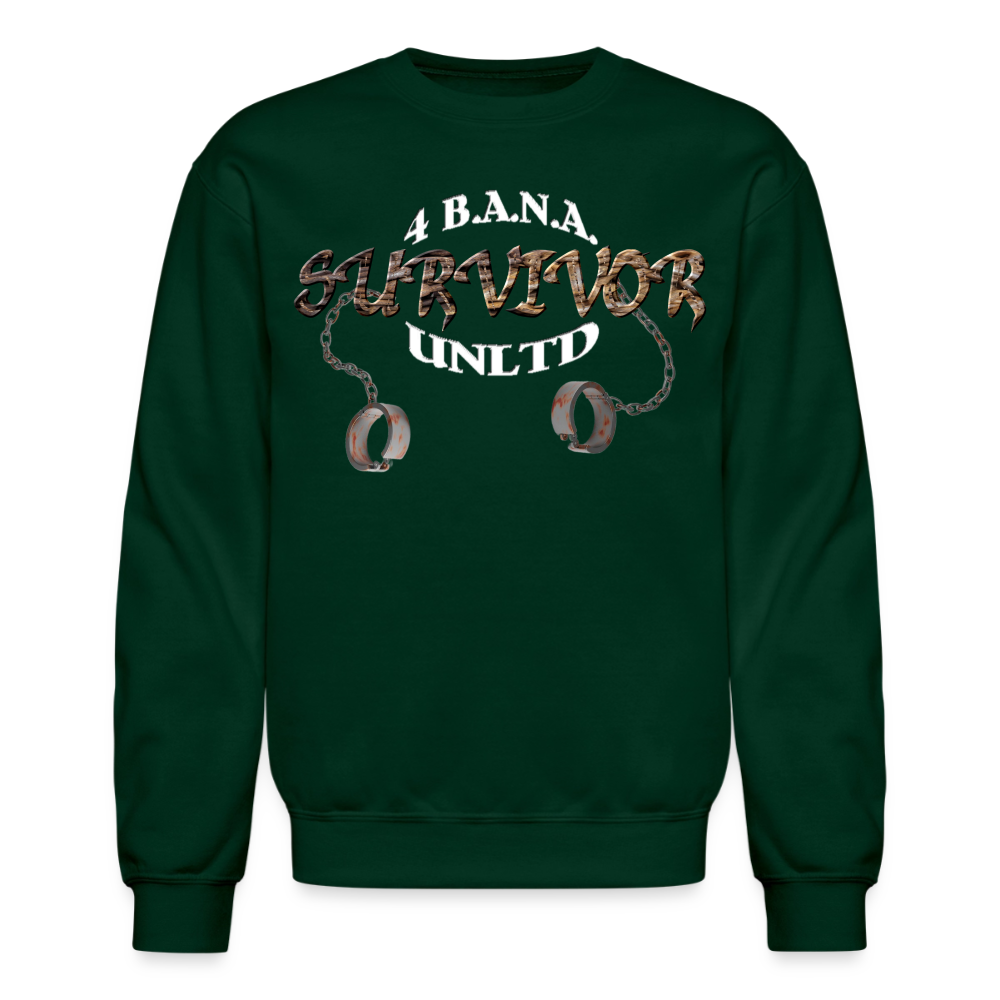 4 Banau Survivor W Crewneck Sweatshirt - forest green