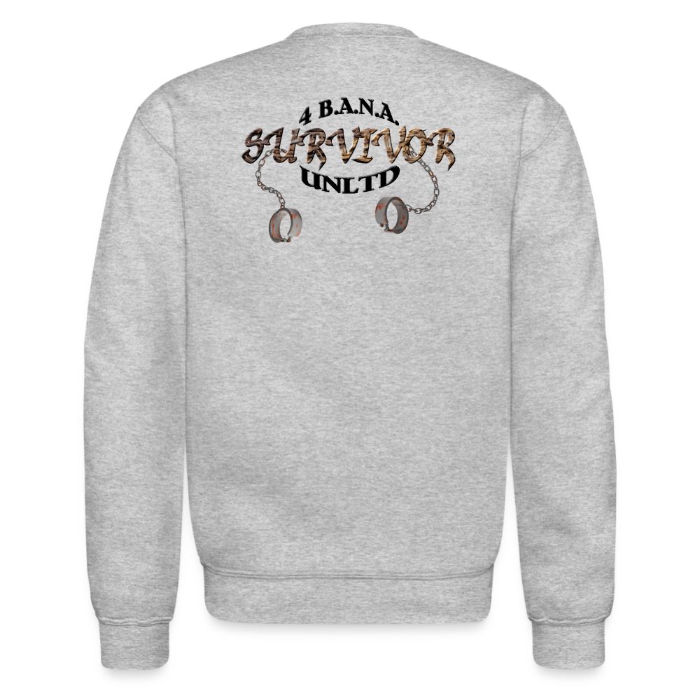 4 Banau Survivor B Crewneck Sweatshirt - heather gray