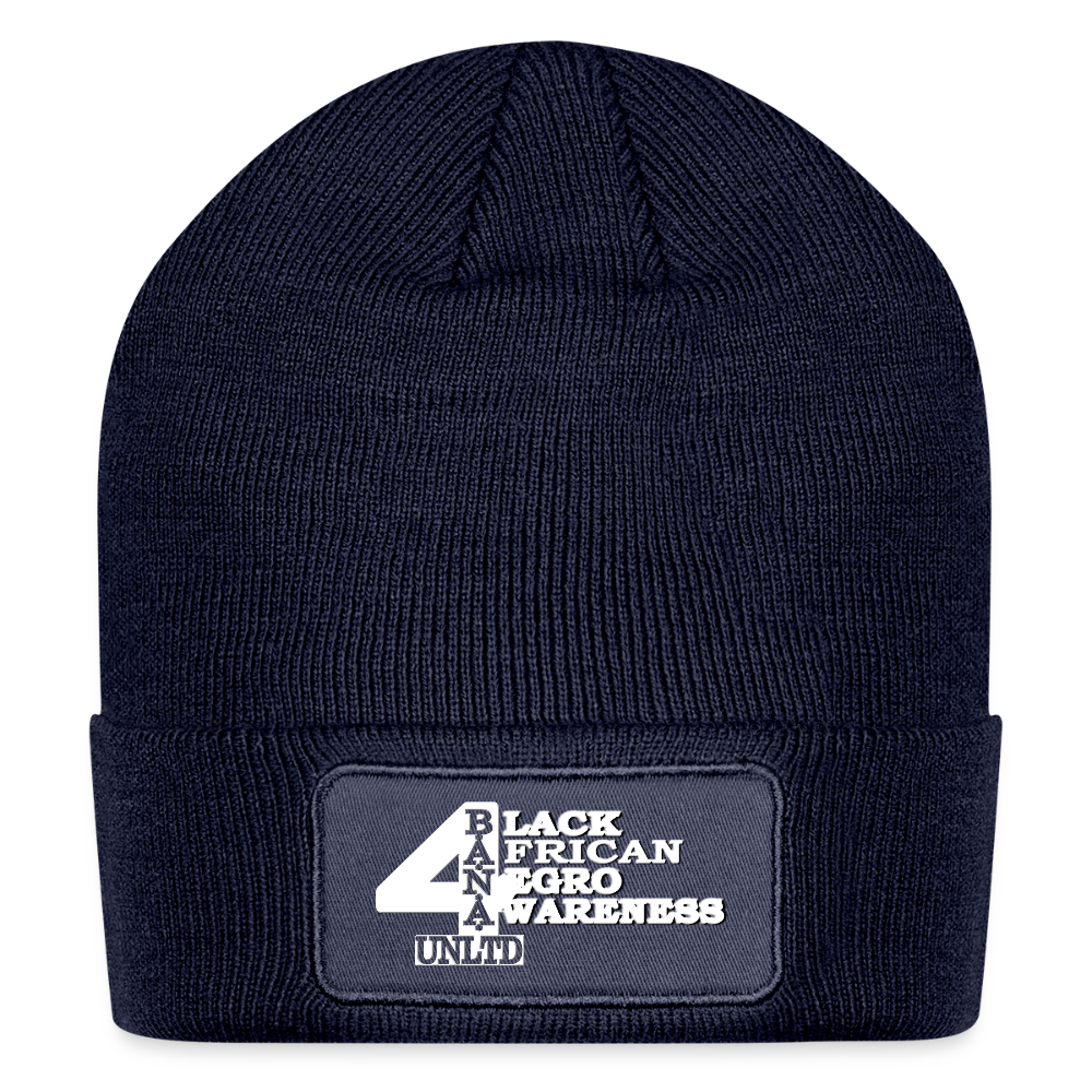 4 Banau W1 Patch Beanie - navy