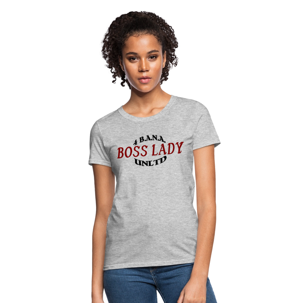 4BR Boss Lady Women's T-Shirt - heather gray