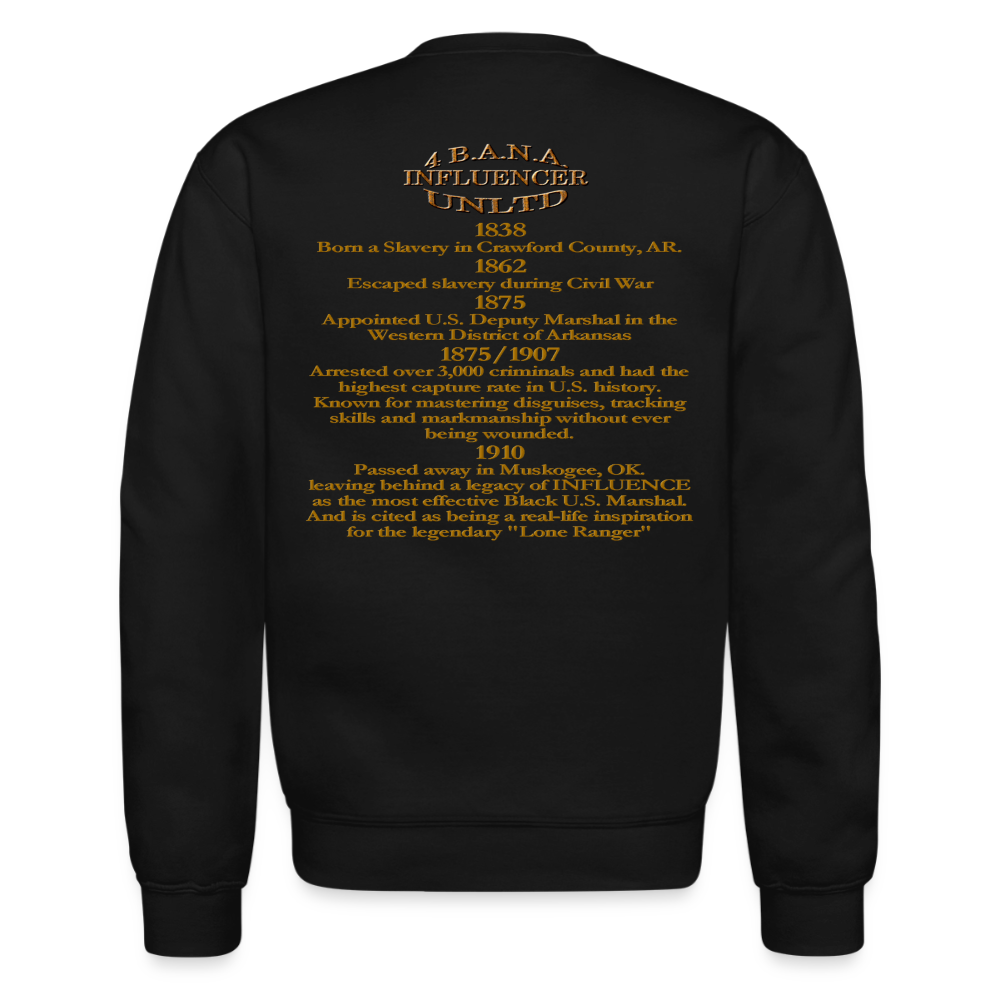 Bass Reeves Crewneck Sweatshirt - black