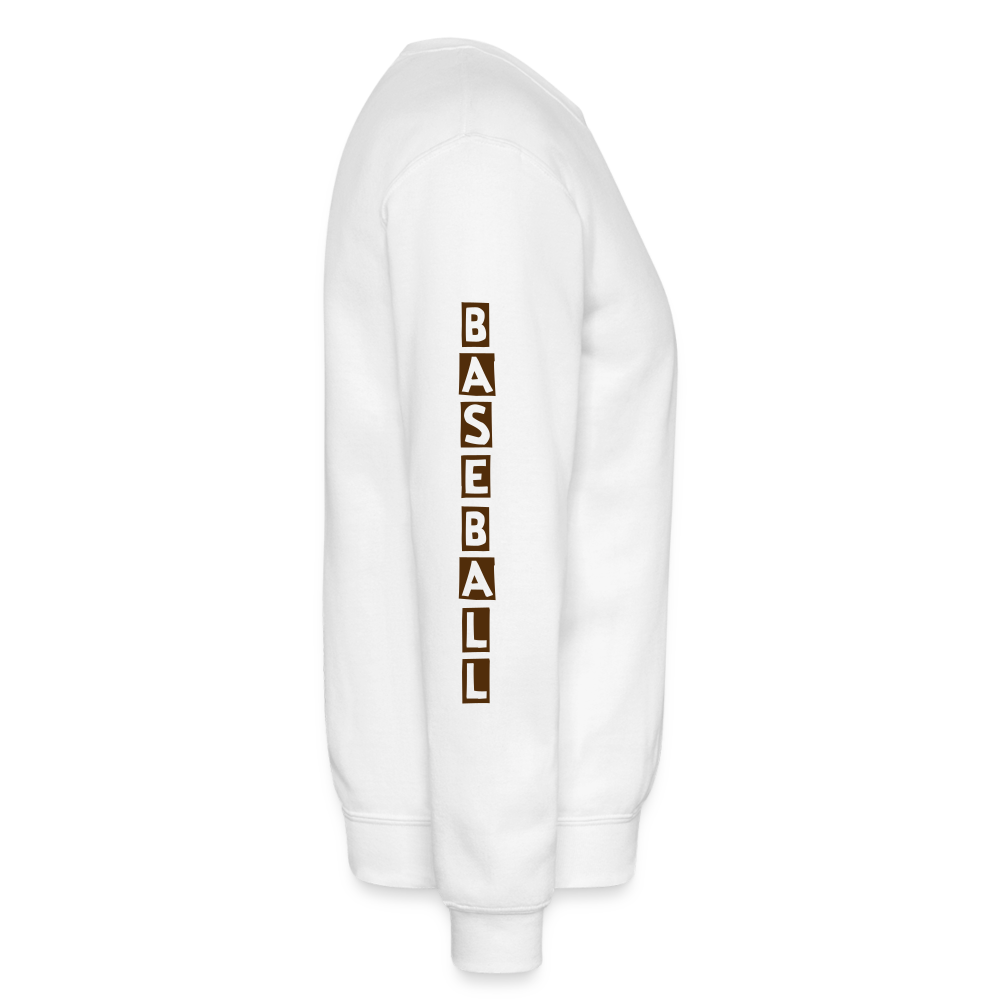 Baseball Member Crewneck Sweatshirt - white