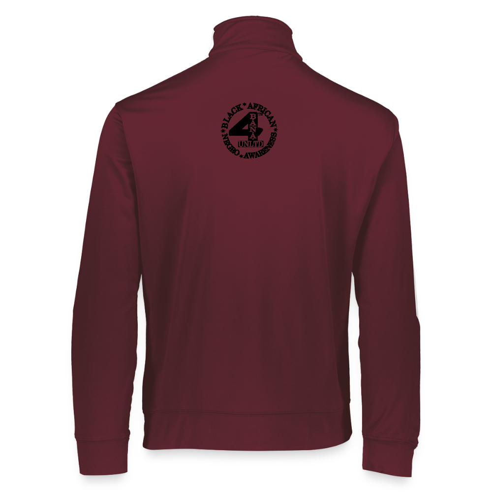 4 Banau B1 Unisex 2.0 Medalist Jacket - maroon/white
