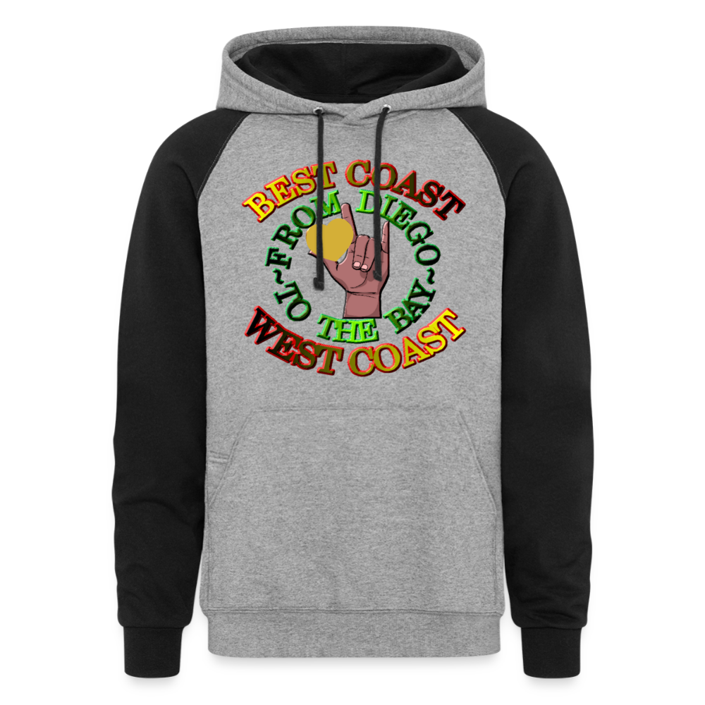 Best West Coco Luv Unisex Hoodie - heather gray/black