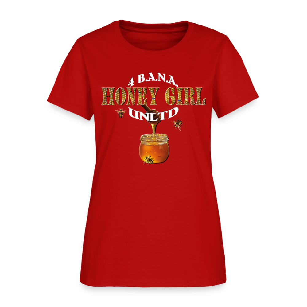 4 Banau Honey Girl W Women's T-Shirt - red