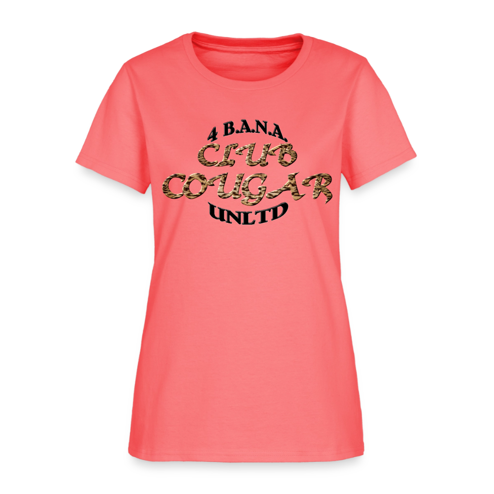 4 Banau Club Cougar B Women's T-Shirt - coral