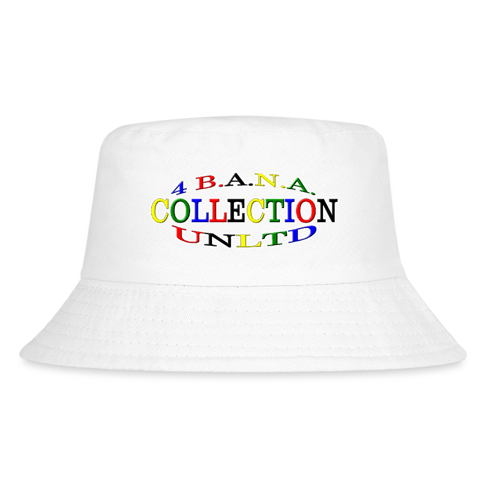 4 Banau M1 Kid's Bucket Hat - white