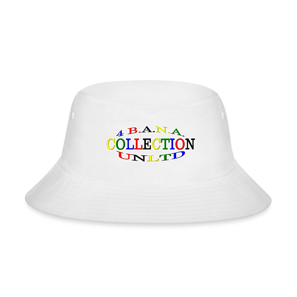 4 Banau M1 Bucket Hat - white
