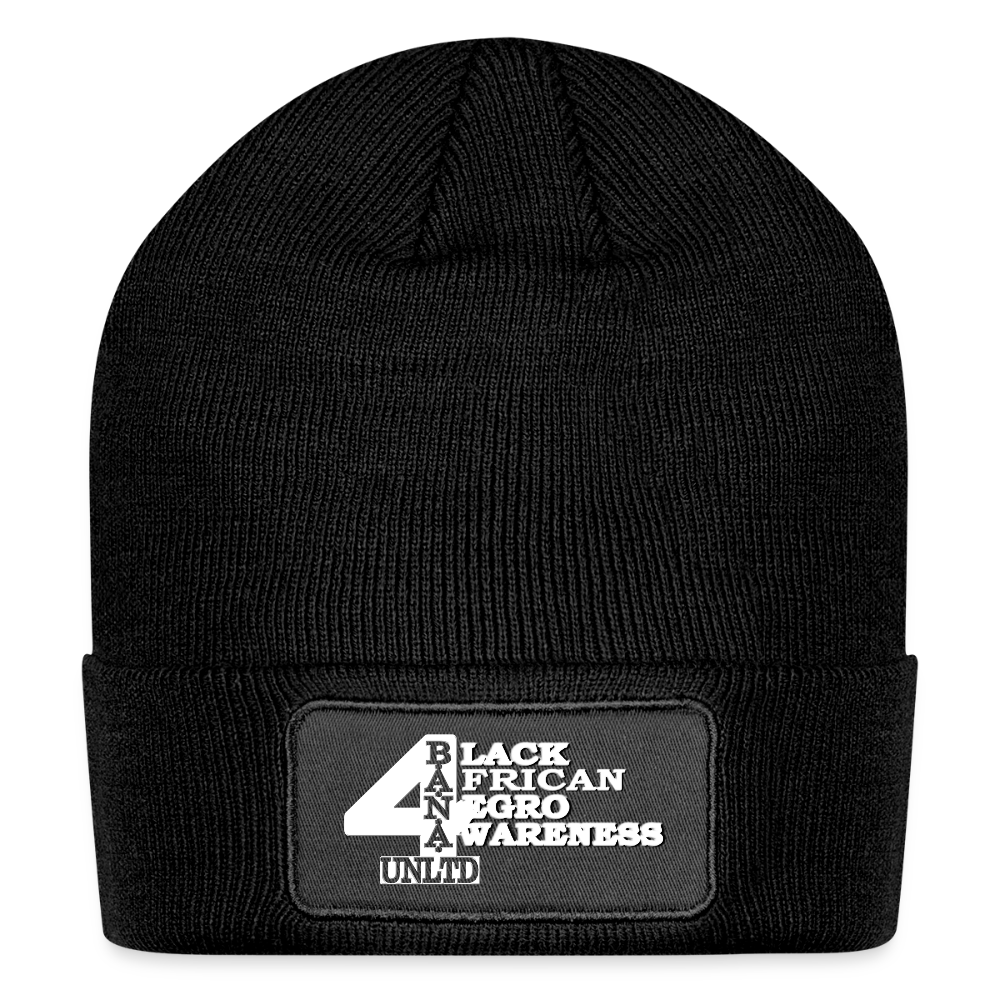 4 Banau W1 Patch Beanie - black
