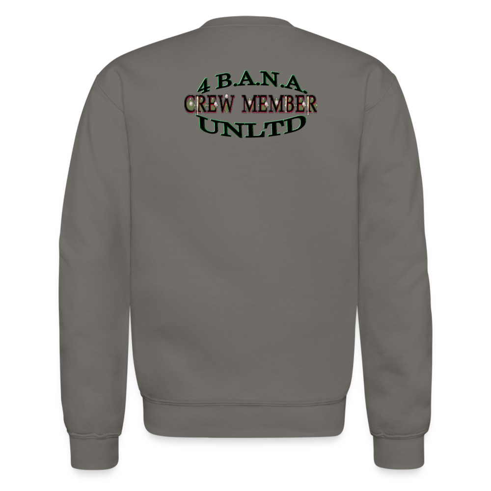 Baseball Member Crewneck Sweatshirt - asphalt gray