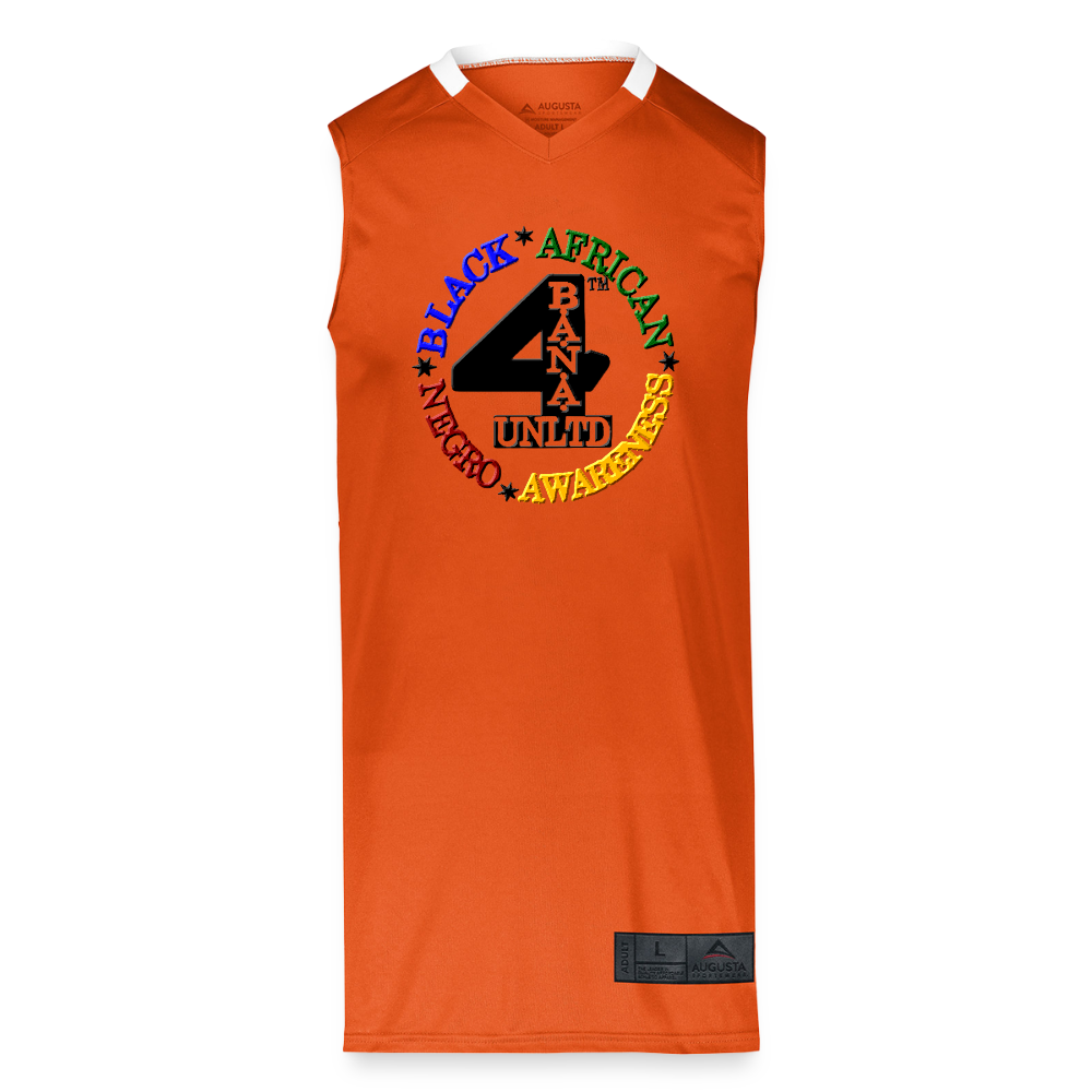 4 Banau MB1 Basketball Jersey - orange/white