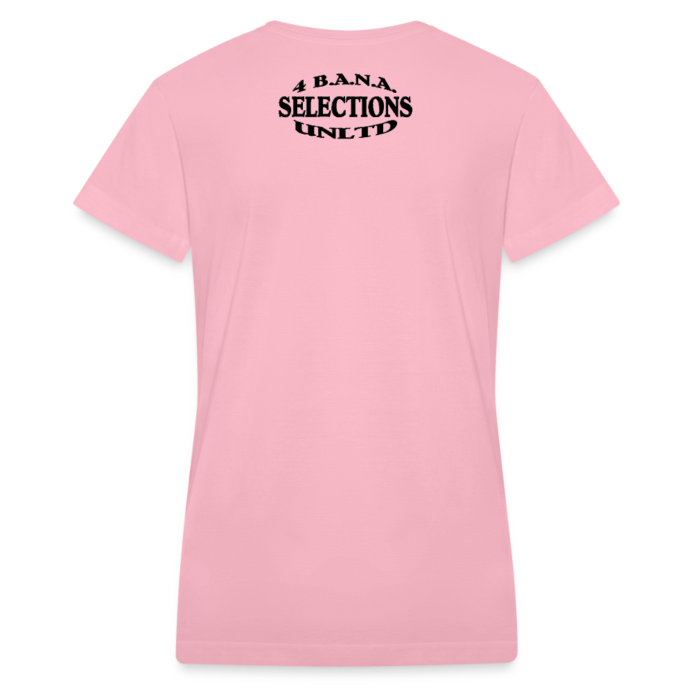 Willis Mocha Women's V-Neck T-Shirt - pink