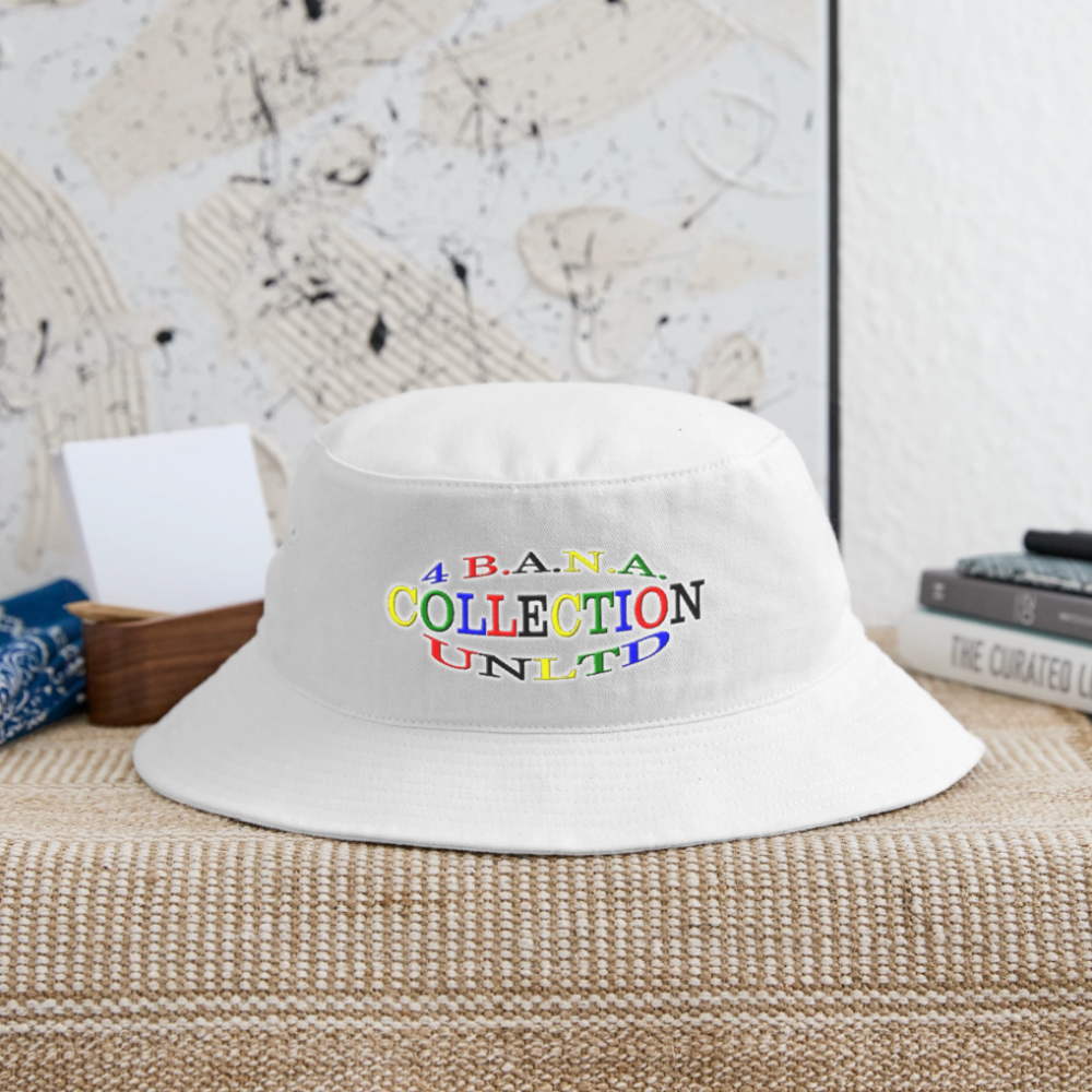 4 Banau M1 Bucket Hat - white