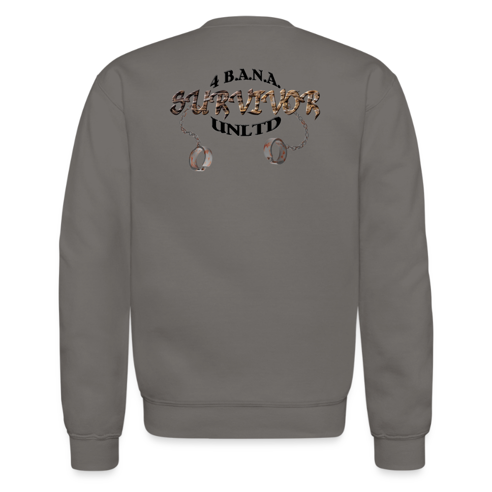 4 Banau Survivor B Crewneck Sweatshirt - asphalt gray