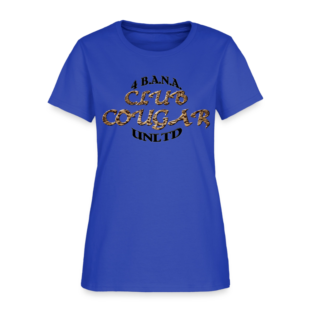 4 Banau Club Cougar B Women's T-Shirt - royal blue