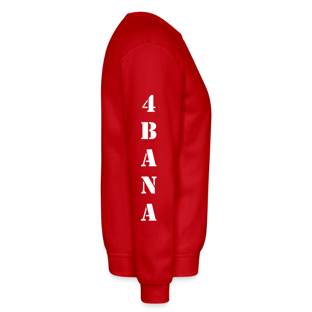 4 Banau W2 Unisex Crewneck Sweatshirt - red