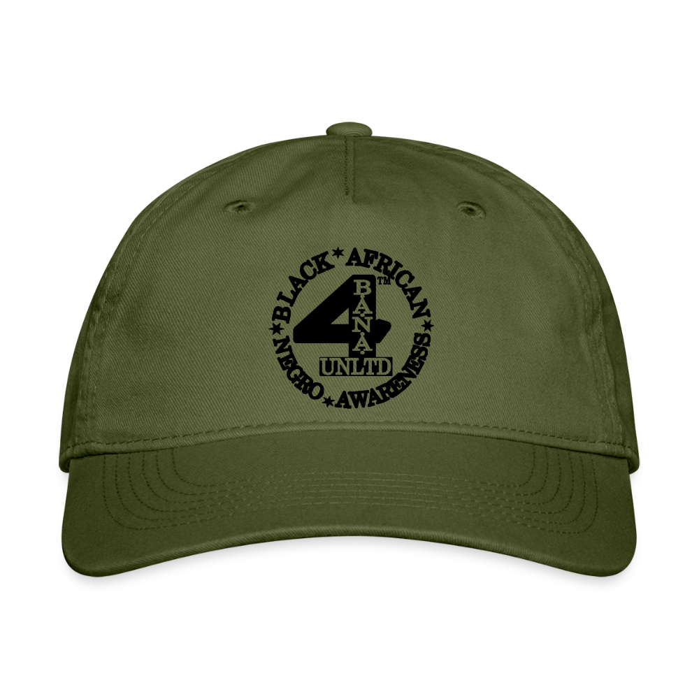 4 Banau B1 Organic Baseball Cap - olive green