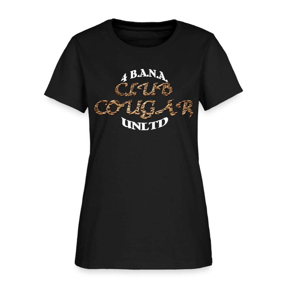 4 Banau Club Cougar W Women's T-Shirt - black