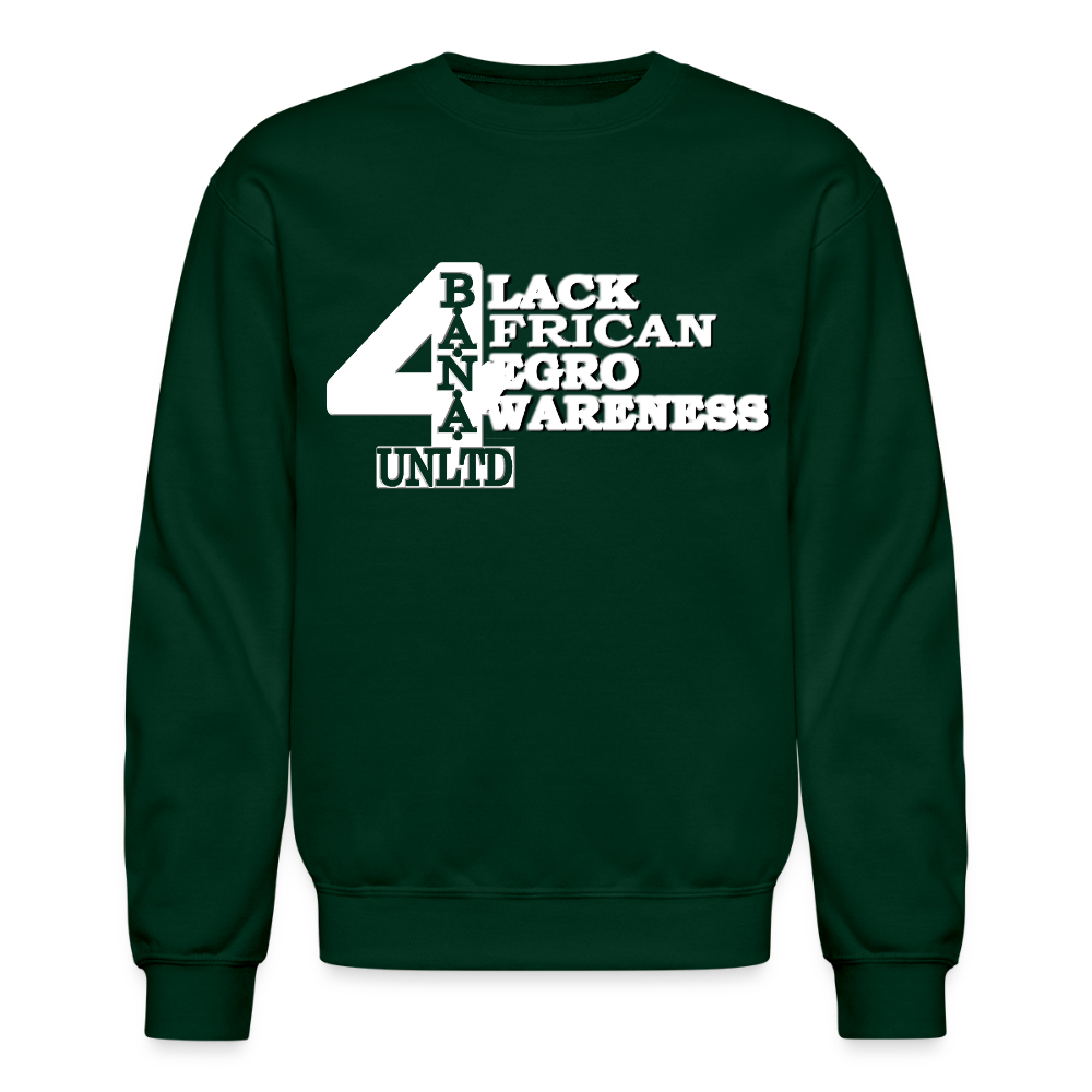 4 Banau W2 Unisex Crewneck Sweatshirt - forest green