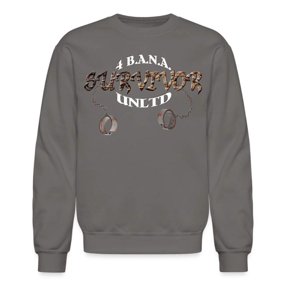 4 Banau Survivor W Crewneck Sweatshirt - asphalt gray