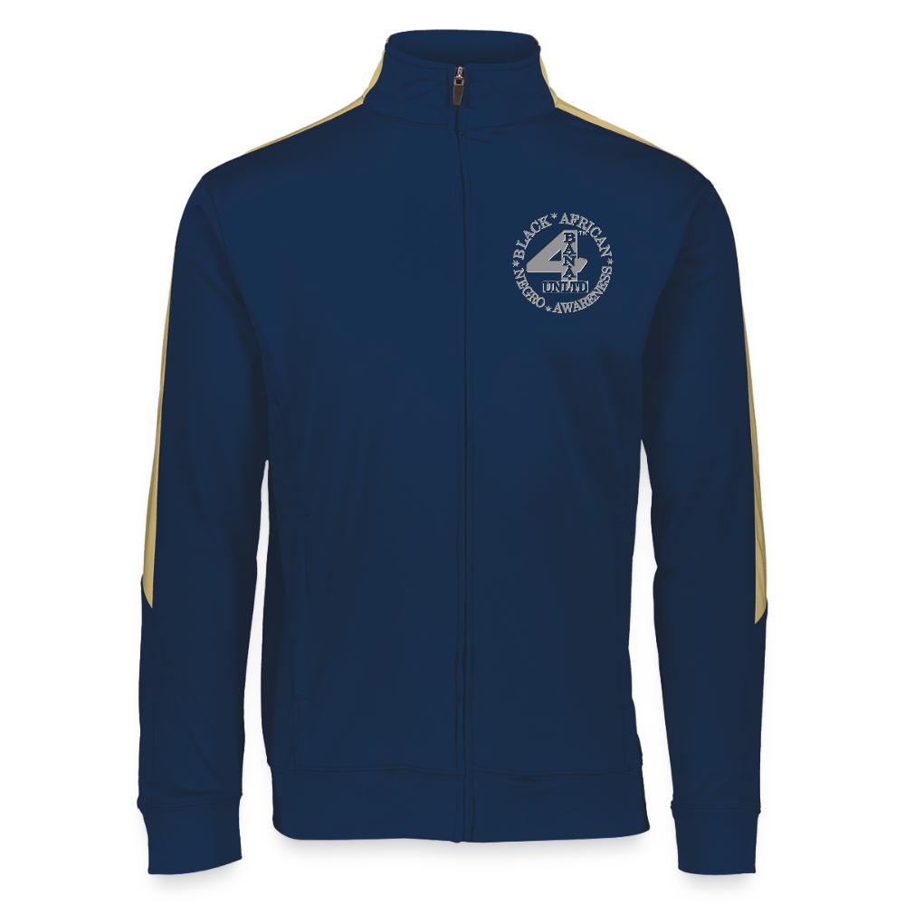 4 Banau G1 Unisex 2.0 Medalist Jacket - navy/vegas gold