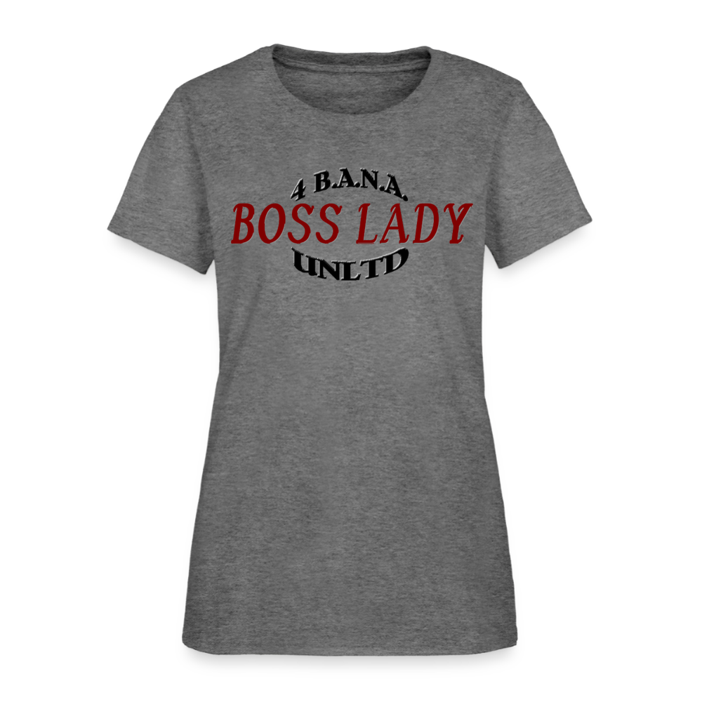 4BR Boss Lady Women's T-Shirt - graphite heather