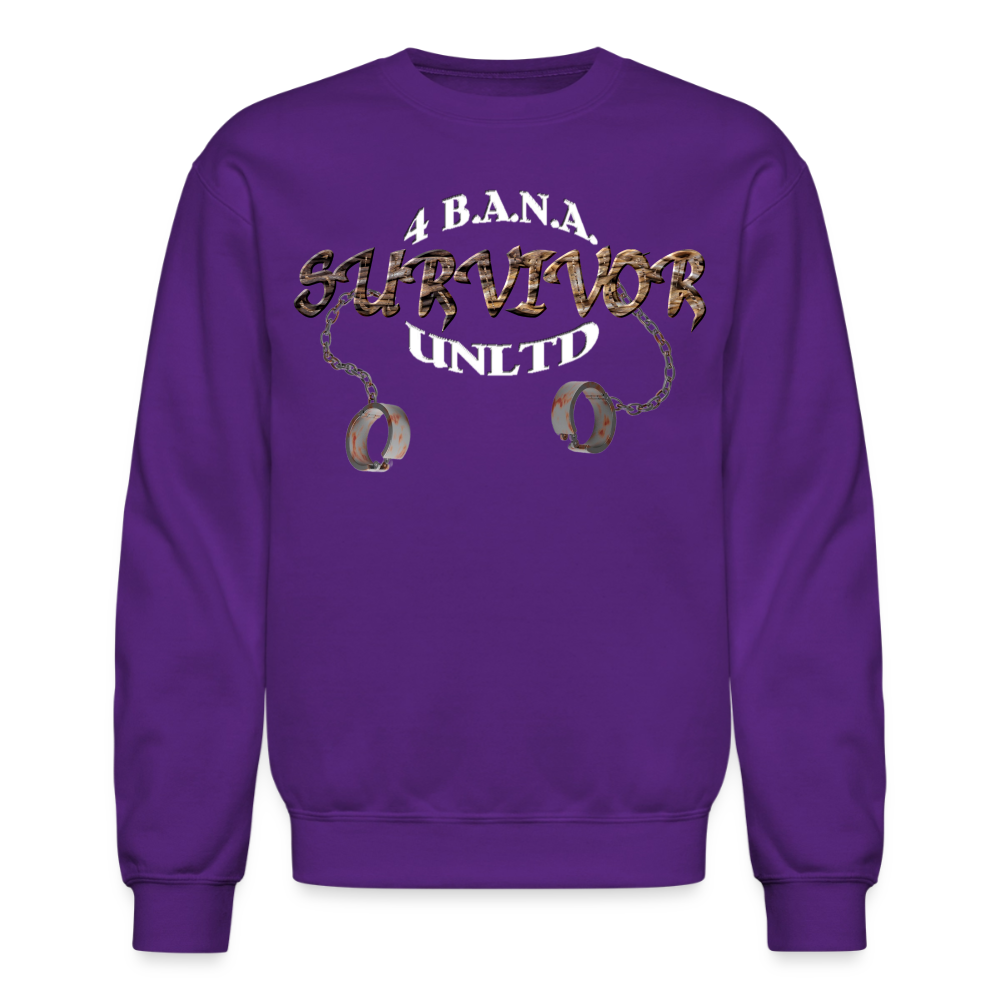 4 Banau Survivor W Crewneck Sweatshirt - purple