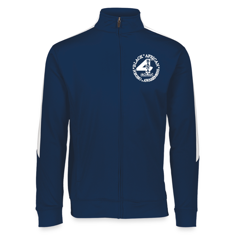 4 Banau W1 Unisex 2.0 Medalist Jacket - navy/white