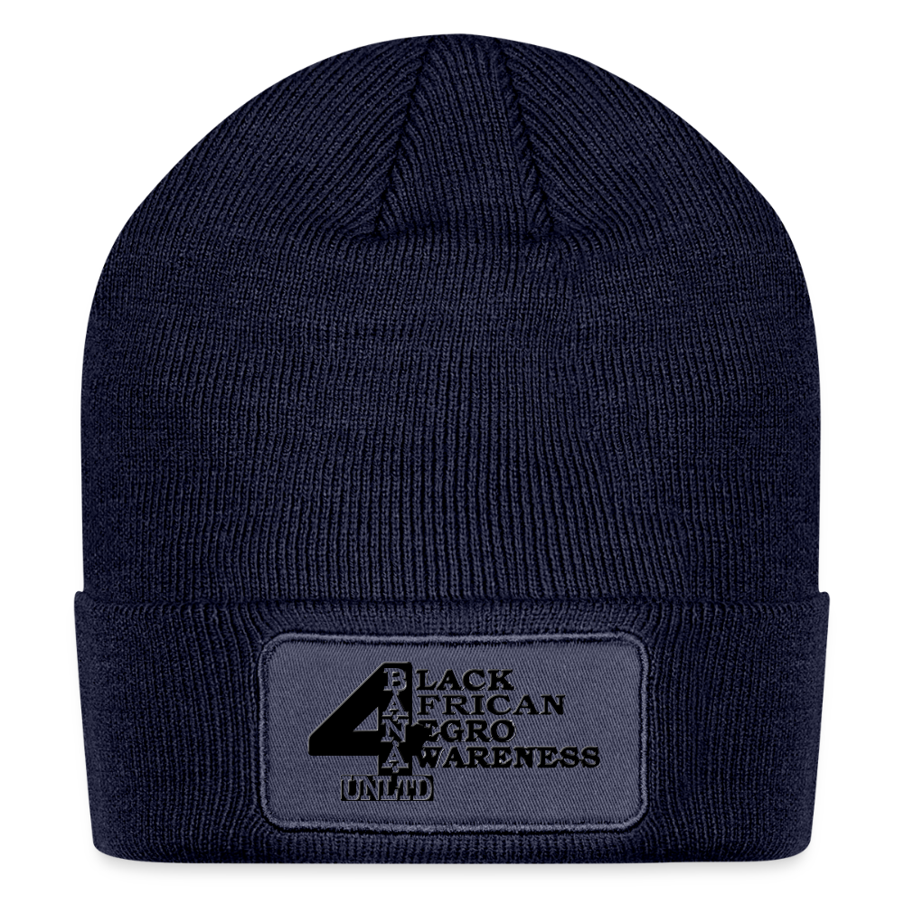 4 Banau B1 Patch Beanie - navy