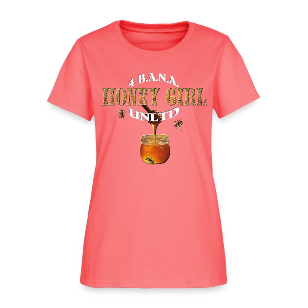 4 Banau Honey Girl W Women's T-Shirt - coral