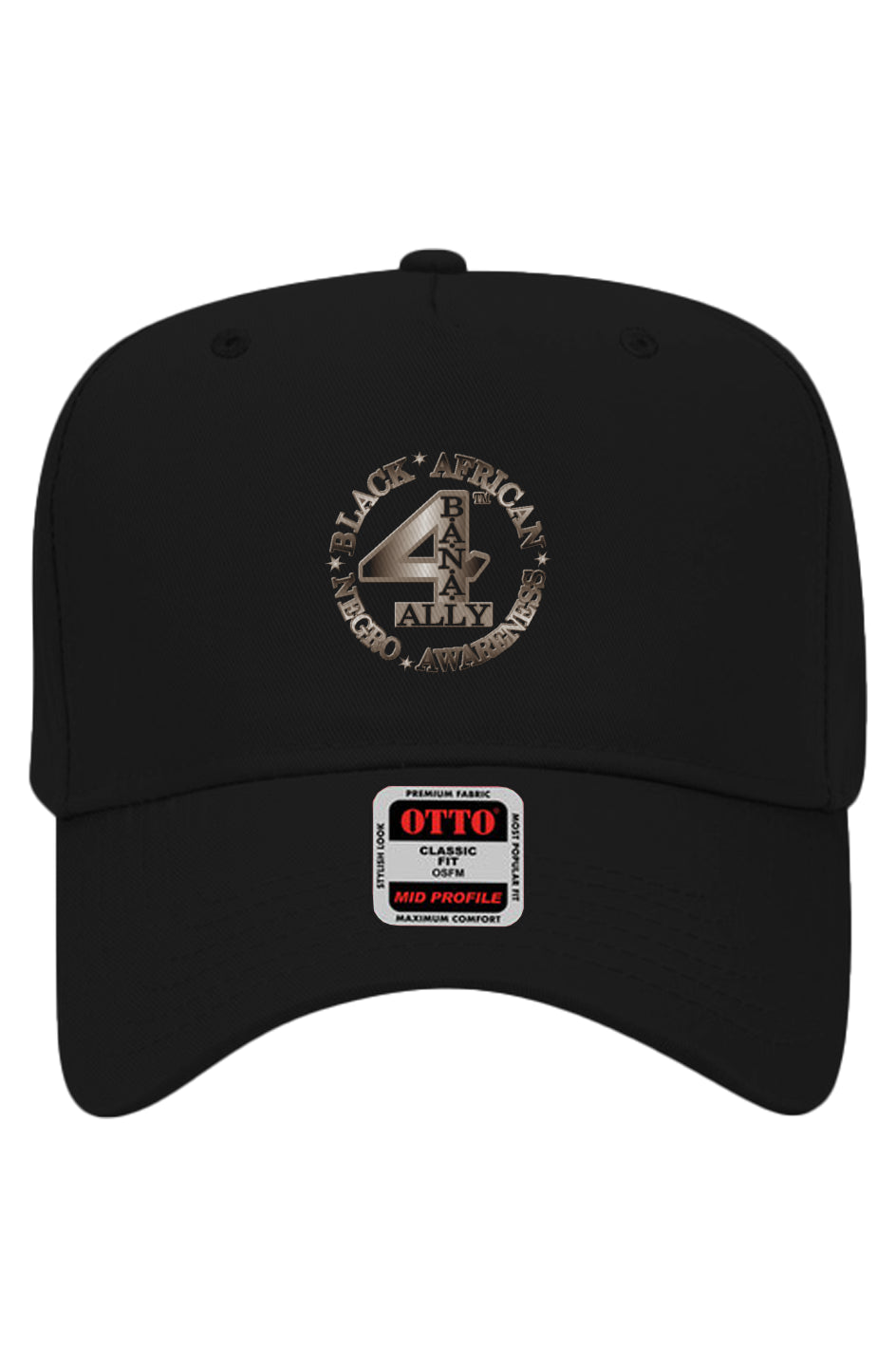 4 Banau SBR2 Embroidered Otto 5 Panel Baseball Cap