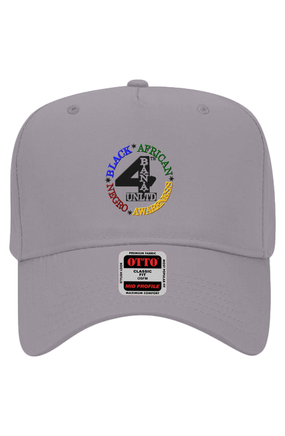 4 Banau MB2 Embroidered Otto 5 Panel Baseball Cap