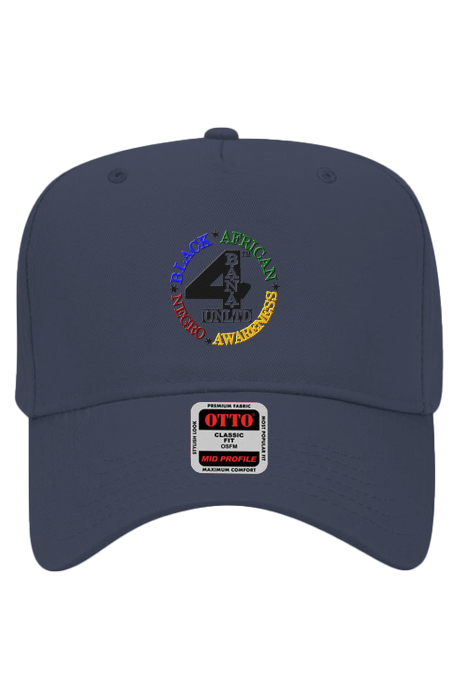 4 Banau MB2 Embroidered Otto 5 Panel Baseball Cap