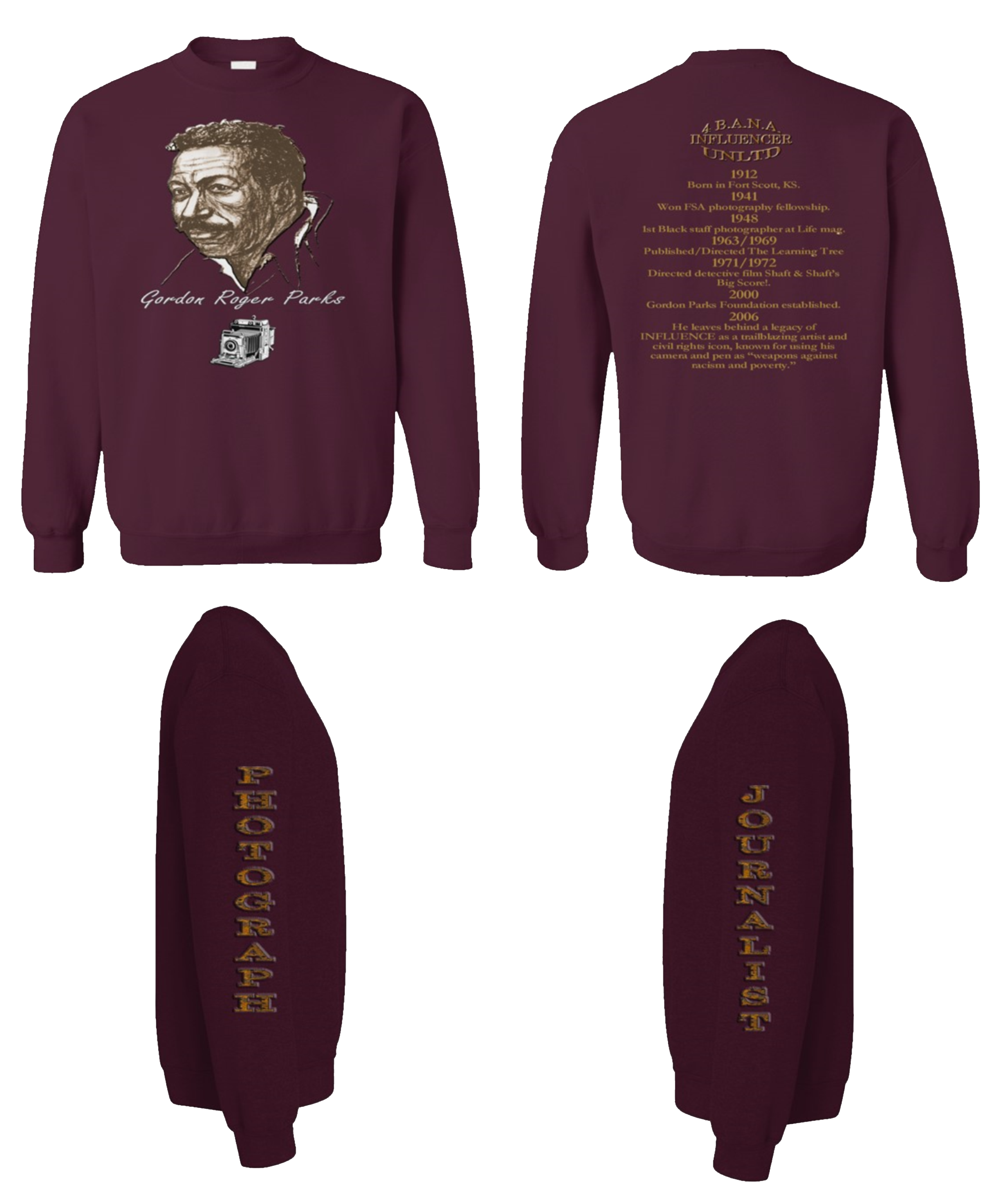 Gordon Parks Influencer Crewneck Sweatshirt