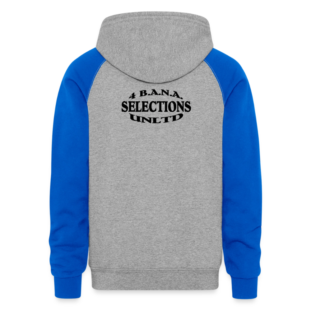 Best West Coco Luv Unisex Hoodie - heather grey/royal