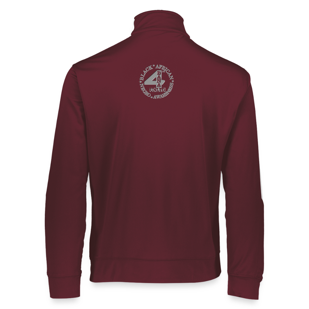 4 Banau G1 Unisex 2.0 Medalist Jacket - maroon/white