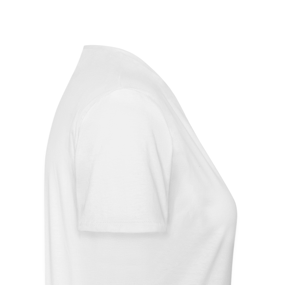 Willis Mocha Women's V-Neck T-Shirt - white
