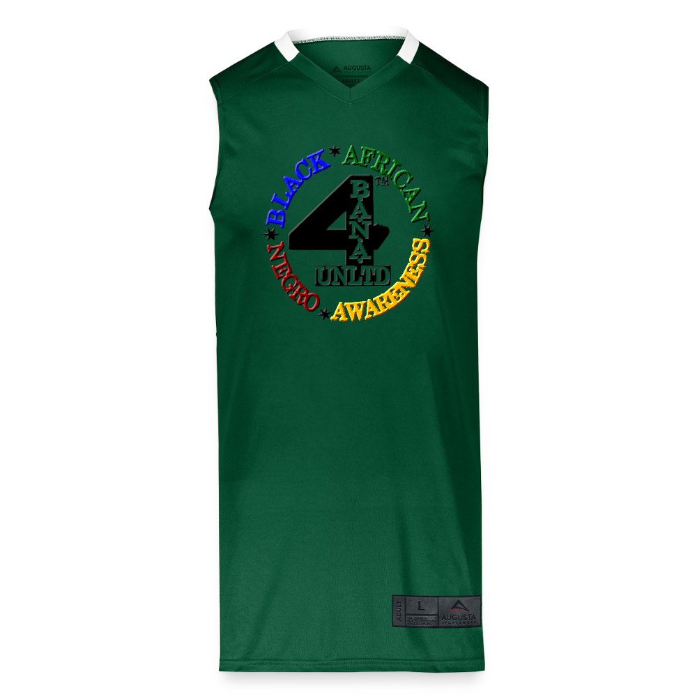 4 Banau MB1 Basketball Jersey - dark green