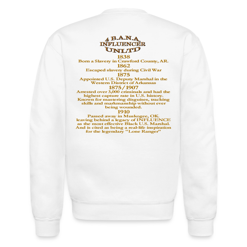 Bass Reeves Crewneck Sweatshirt - white