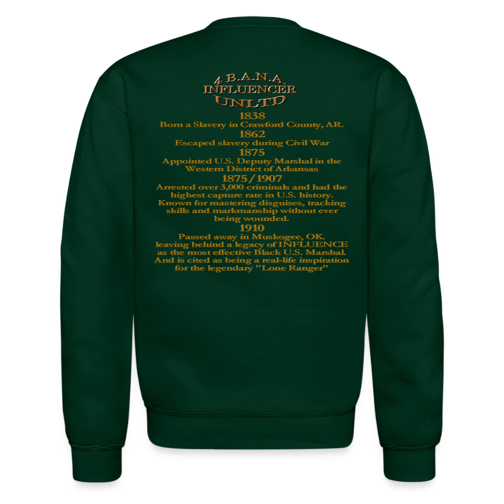 Bass Reeves Crewneck Sweatshirt - forest green