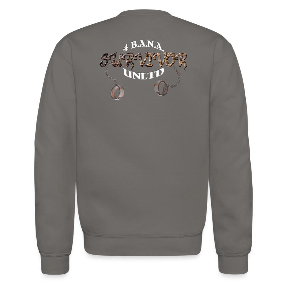 4 Banau Survivor W Crewneck Sweatshirt - asphalt gray
